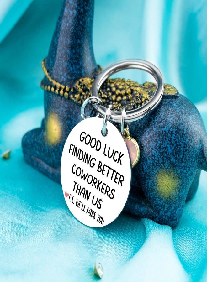 Aisity Coworker Leaving Gifts for Women Unique Farewell Goodbye Going Away Gifts for Coworkers Small Gift for Coworkers Women-Good Luck Finding Better Coworker Than Us Key Chain Co Workers Gift Ideas - Image 4